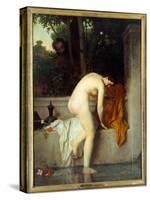 Chaste Suzanne Says Suzanne in the Bath, 1865 (Oil on Canvas)-Jean-Jacques Henner-Stretched Canvas