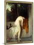 Chaste Suzanne Says Suzanne in the Bath, 1865 (Oil on Canvas)-Jean-Jacques Henner-Mounted Giclee Print