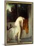 Chaste Suzanne Says Suzanne in the Bath, 1865 (Oil on Canvas)-Jean-Jacques Henner-Mounted Giclee Print