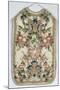 Chasuble, Decorated with Flowers, French, Late 17th Century-null-Mounted Giclee Print