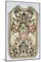 Chasuble, Decorated with Flowers, French, Late 17th Century-null-Mounted Giclee Print