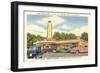 Chat and Chew Drive-In, Roadside Retro-null-Framed Art Print