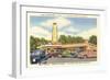 Chat and Chew Drive-In, Roadside Retro-null-Framed Art Print