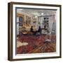 Chat at the Fontaines: Mr and Mrs Arthur Fontaine; Causerie Chez Les Fontaines-Edouard Vuillard-Framed Giclee Print