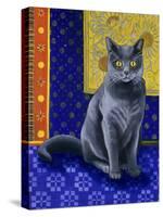 Chat Chartreux, Series I-Isy Ochoa-Stretched Canvas