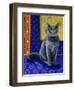 Chat Chartreux, Series I-Isy Ochoa-Framed Giclee Print