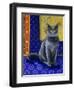 Chat Chartreux, Series I-Isy Ochoa-Framed Giclee Print