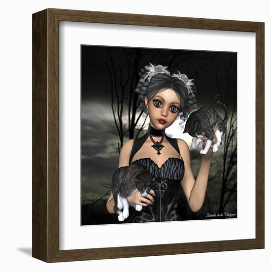 Chat levé-Isabelle Chaynee-Framed Art Print