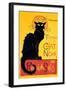 Chat Noir-Théophile Alexandre Steinlen-Framed Art Print