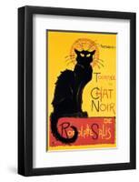 Chat Noir-Théophile Alexandre Steinlen-Framed Art Print