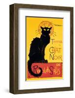 Chat Noir-Théophile Alexandre Steinlen-Framed Art Print