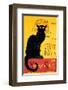 Chat Noir-Théophile Alexandre Steinlen-Framed Art Print