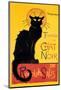 Chat Noir-Théophile Alexandre Steinlen-Mounted Art Print