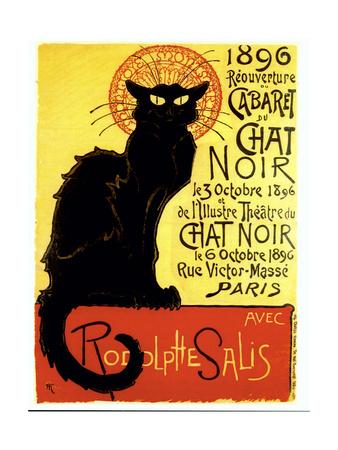 Chat Noir Steinlen Posters Prints Paintings Wall Art Allposters Com