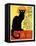 Chat Noir-null-Framed Stretched Canvas