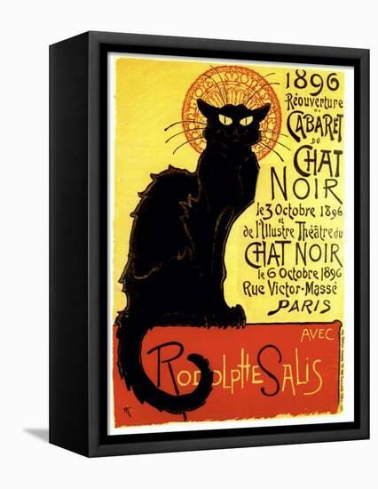 Chat Noir-null-Framed Stretched Canvas