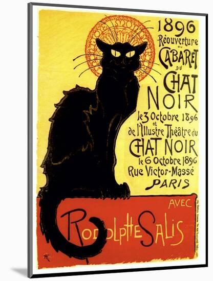 Chat Noir-null-Mounted Giclee Print