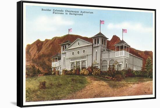 Chataqua Auditorium, Boulder, Colorado-null-Framed Stretched Canvas