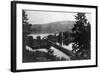 Chatcolet, Idaho - Oregon and Northwestern Railroad Bridge-Lantern Press-Framed Art Print