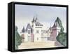 Chateau a Fontaine, 1995-David Herbert-Framed Stretched Canvas