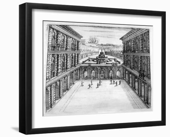 Chateau and Garden Design, 1664-Georg Andreas Bockler-Framed Giclee Print