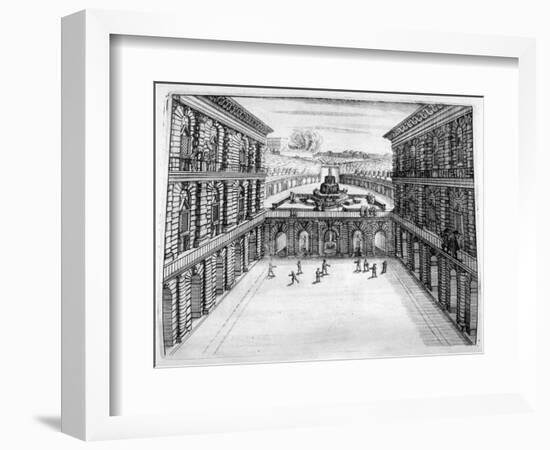 Chateau and Garden Design, 1664-Georg Andreas Bockler-Framed Giclee Print