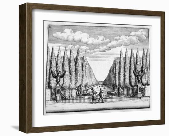 Chateau and Garden Design, 1664-Georg Andreas Bockler-Framed Giclee Print