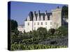 Chateau and Gardens Including Vegetables in Potager, Chateau De Villandry, Centre, France-Guy Thouvenin-Stretched Canvas