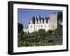 Chateau and Gardens Including Vegetables in Potager, Chateau De Villandry, Centre, France-Guy Thouvenin-Framed Photographic Print