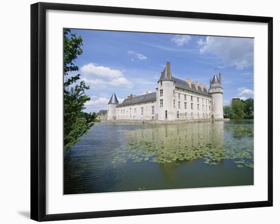 Chateau and Lake, Le Plessis Bourre, Pays De La Loire, Loire Valley, France-Philip Craven-Framed Photographic Print