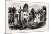 Chateau at Bayonne, the Pyrenees, France, 19th Century-null-Mounted Giclee Print