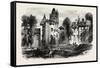 Chateau at Bayonne, the Pyrenees, France, 19th Century-null-Framed Stretched Canvas