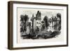 Chateau at Bayonne, the Pyrenees, France, 19th Century-null-Framed Premium Giclee Print