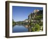 Chateau at Beynac-Et-Cazenac and Dordogne River, Beynac, Dordogne, France-Doug Pearson-Framed Photographic Print