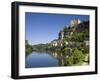 Chateau at Beynac-Et-Cazenac and Dordogne River, Beynac, Dordogne, France-Doug Pearson-Framed Photographic Print