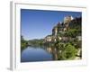 Chateau at Beynac-Et-Cazenac and Dordogne River, Beynac, Dordogne, France-Doug Pearson-Framed Photographic Print