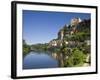 Chateau at Beynac-Et-Cazenac and Dordogne River, Beynac, Dordogne, France-Doug Pearson-Framed Photographic Print