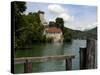 Chateau at Duingt, Lake Annecy, Annecy, Rhone Alpes, France, Europe-Richardson Peter-Stretched Canvas