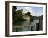 Chateau at Duingt, Lake Annecy, Annecy, Rhone Alpes, France, Europe-Richardson Peter-Framed Photographic Print