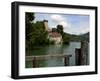 Chateau at Duingt, Lake Annecy, Annecy, Rhone Alpes, France, Europe-Richardson Peter-Framed Photographic Print