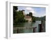 Chateau at Duingt, Lake Annecy, Annecy, Rhone Alpes, France, Europe-Richardson Peter-Framed Photographic Print