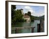 Chateau at Duingt, Lake Annecy, Annecy, Rhone Alpes, France, Europe-Richardson Peter-Framed Photographic Print