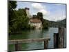 Chateau at Duingt, Lake Annecy, Annecy, Rhone Alpes, France, Europe-Richardson Peter-Mounted Photographic Print