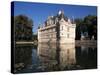 Chateau Azay Le Rideau, Unesco World Heritage Site, Indre-Et-Loire, Loire Valley, Centre, France-Guy Thouvenin-Stretched Canvas