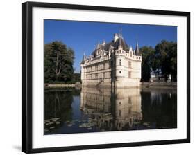 Chateau Azay Le Rideau, Unesco World Heritage Site, Indre-Et-Loire, Loire Valley, Centre, France-Guy Thouvenin-Framed Photographic Print