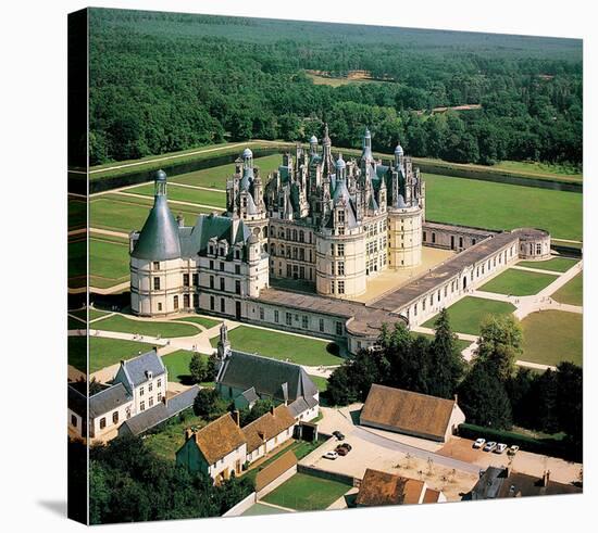 Chateau Chambord-null-Stretched Canvas