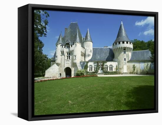 Chateau, Chef-Boutonne, Deux Sevres, Poitou-Charentes, France, Europe-Rawlings Walter-Framed Stretched Canvas