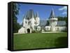 Chateau, Chef-Boutonne, Deux Sevres, Poitou-Charentes, France, Europe-Rawlings Walter-Framed Stretched Canvas