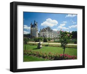 Chateau Chenonceaux, France-null-Framed Art Print