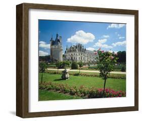 Chateau Chenonceaux, France-null-Framed Art Print